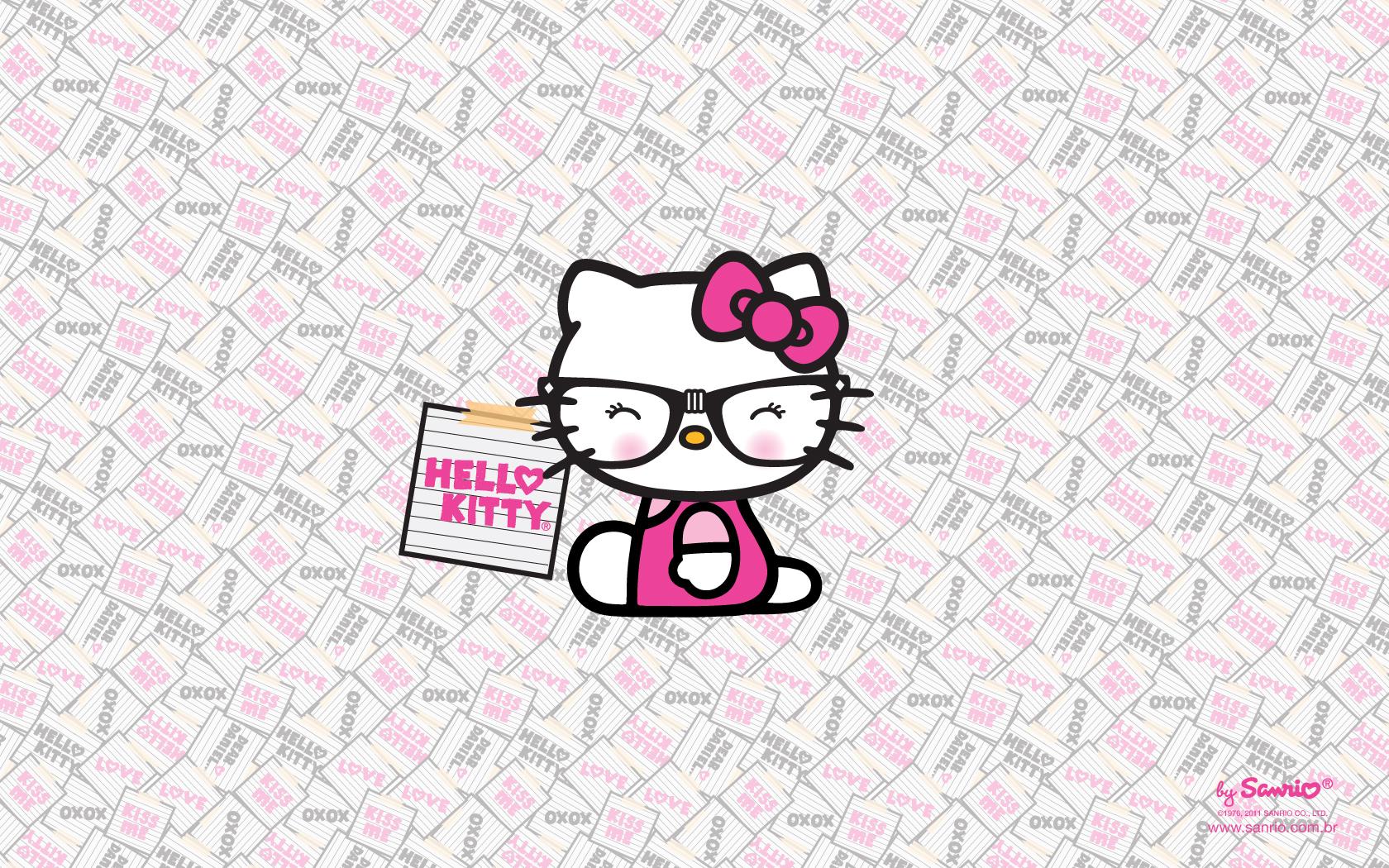 Wallpaper For Hello Kitty Nerd Background Puters