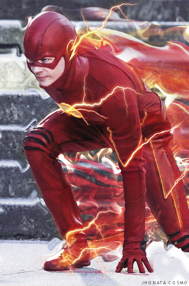 Grant Gustin The Flash By Jhonatacosmo