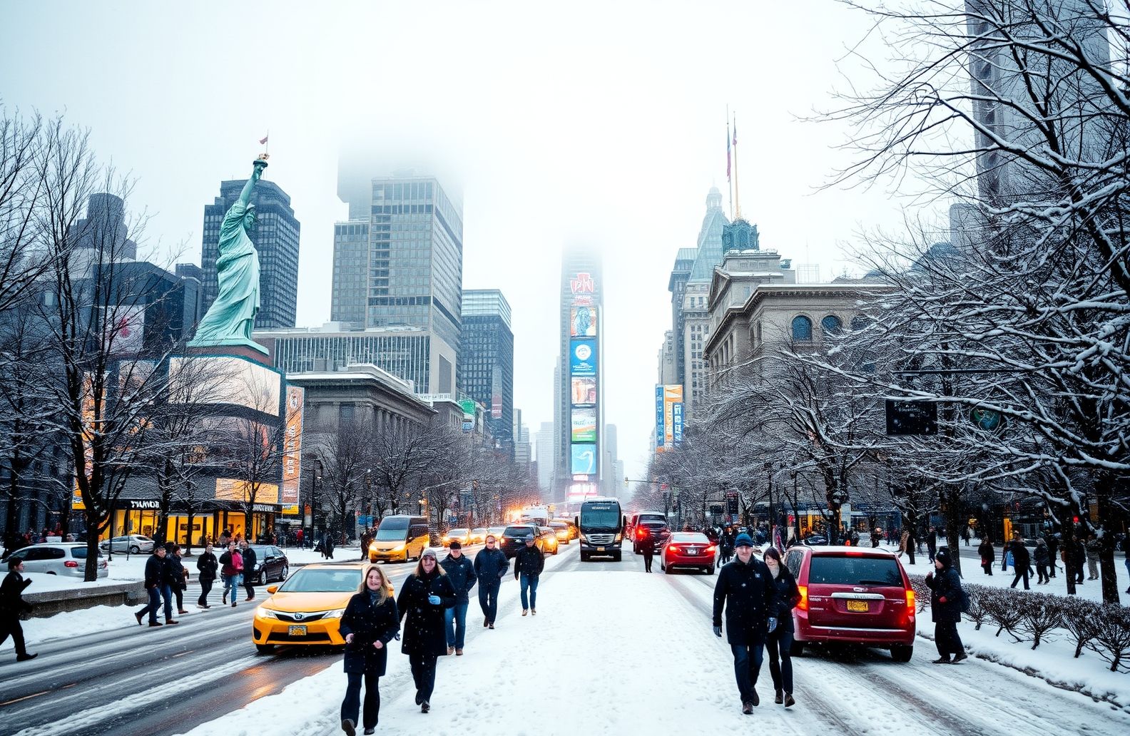 New York City Winter Wallpaper