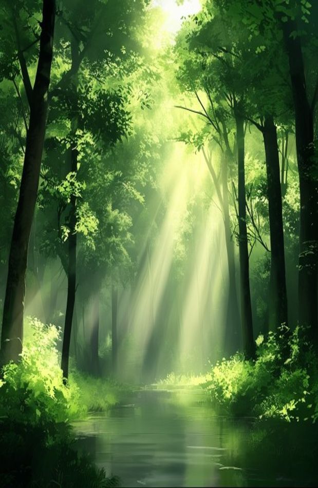 Green Forest Wallpaper Hd
