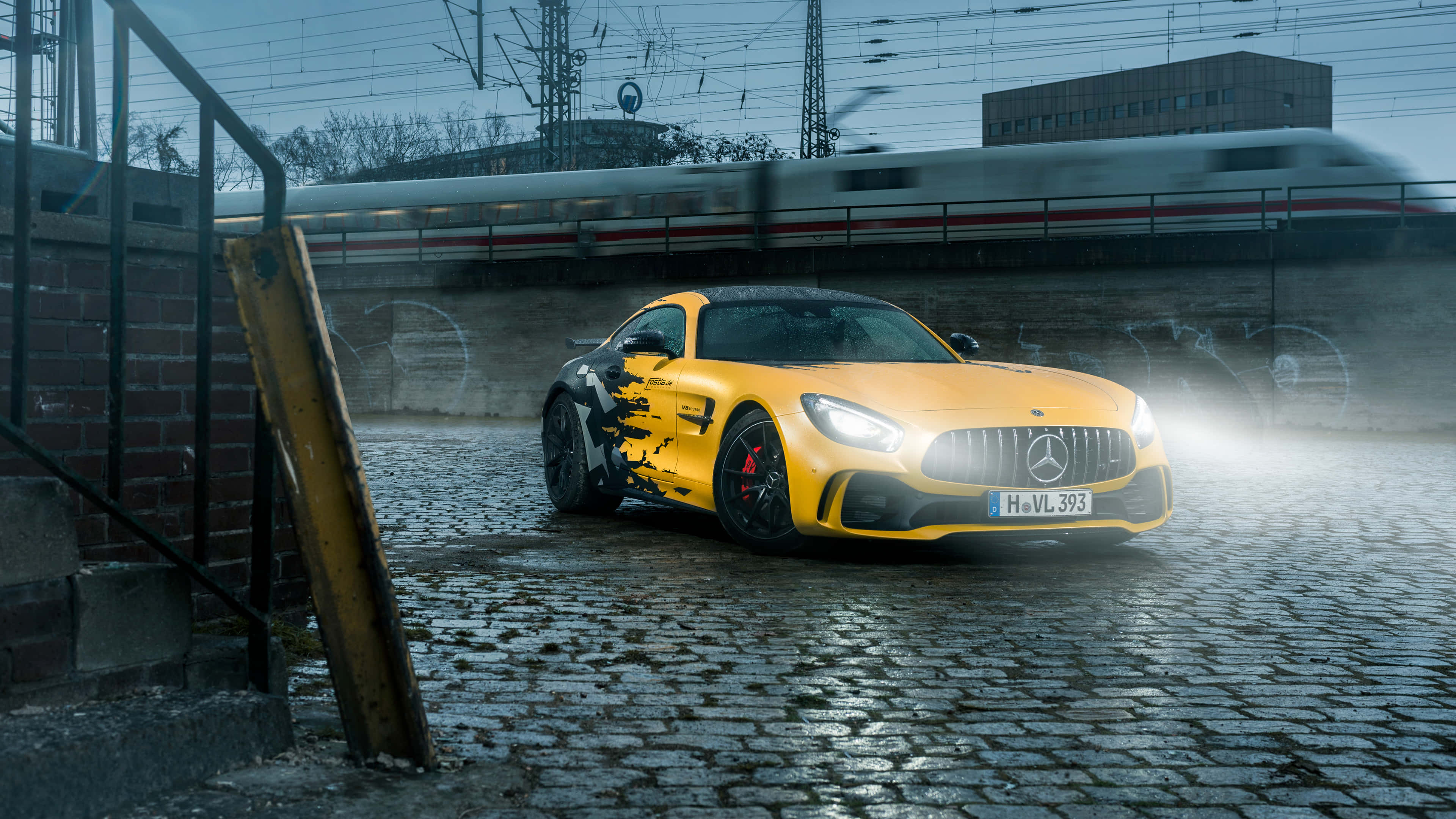 Amg Gt R Background Wallpaper