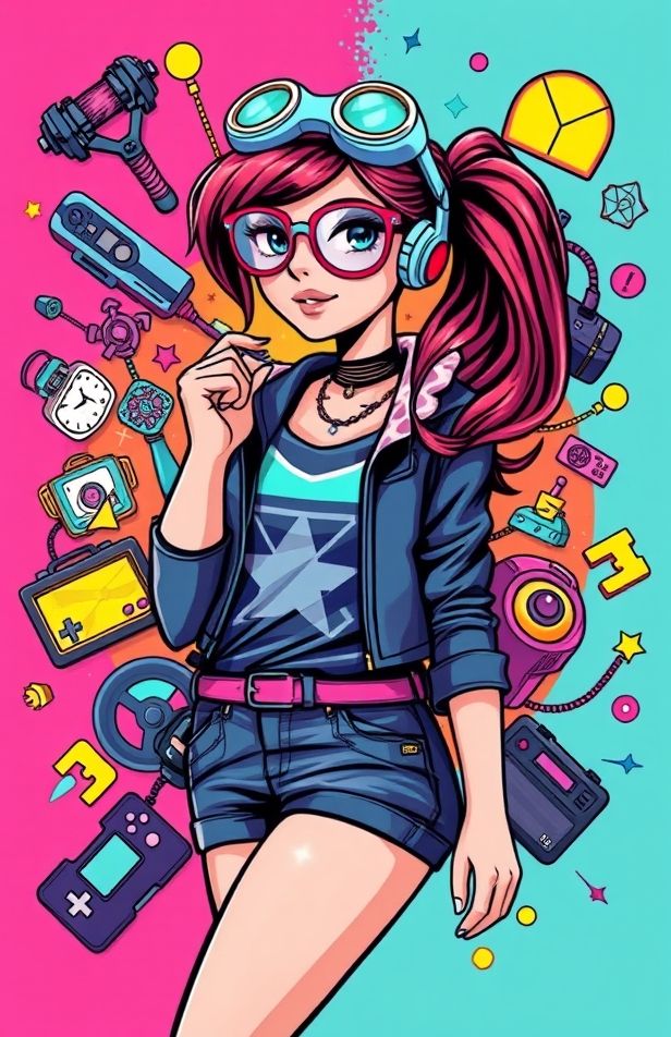 Geek Girl Wallpaper