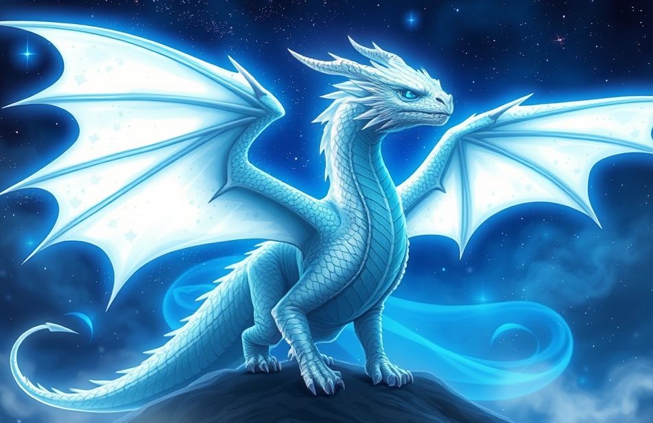 Blue Eyes White Dragon Wallpaper