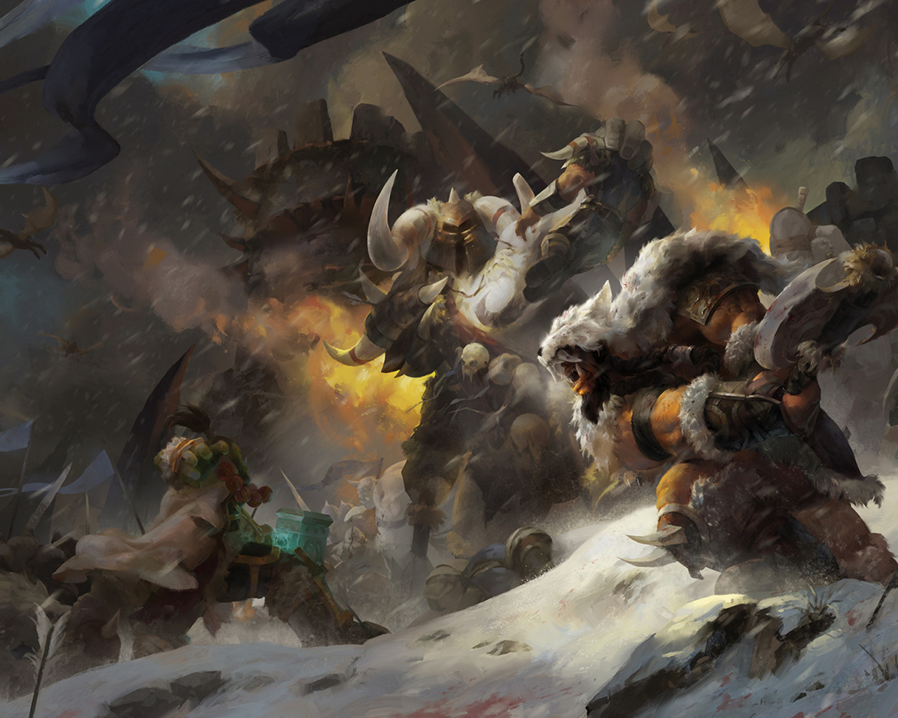 Wallpaper Wow Orc Warcraft World Of Thrall