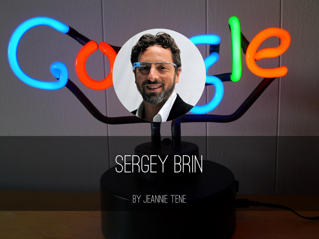 Sergey Brin By Jeannie Tene