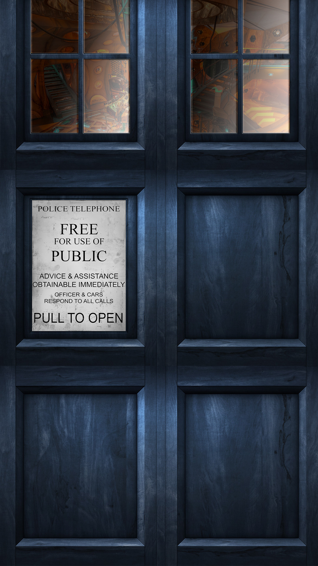 Made A Tardis Hq Wallpaper For My Phone Doctorwho