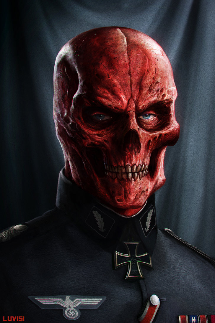 Red Skull By Danluvisiart