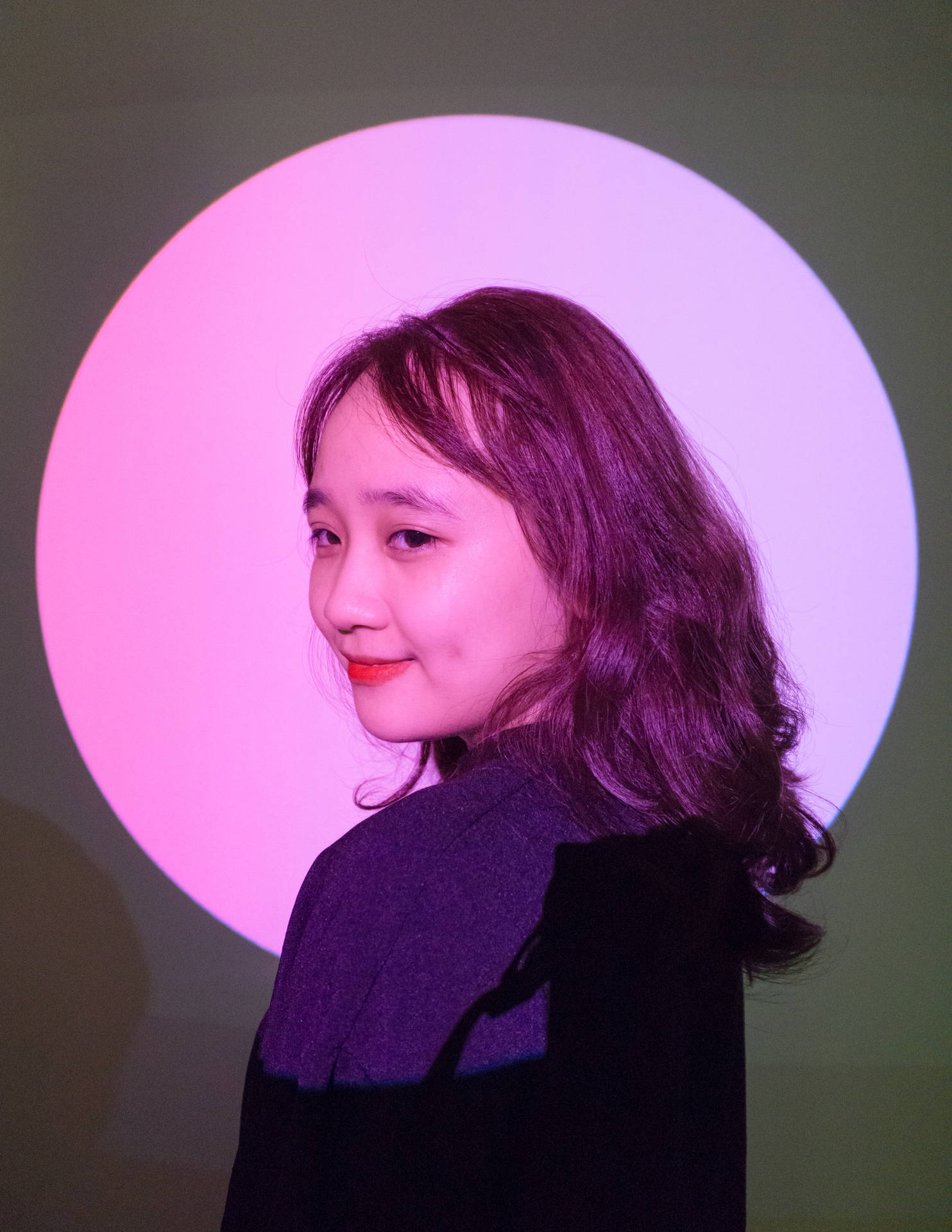 Cute Pink Girl Wallpaper