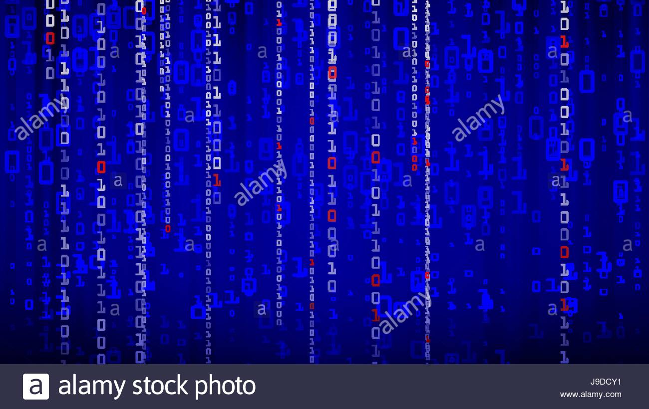 Binary Background Data And Technology Decryption Encryption