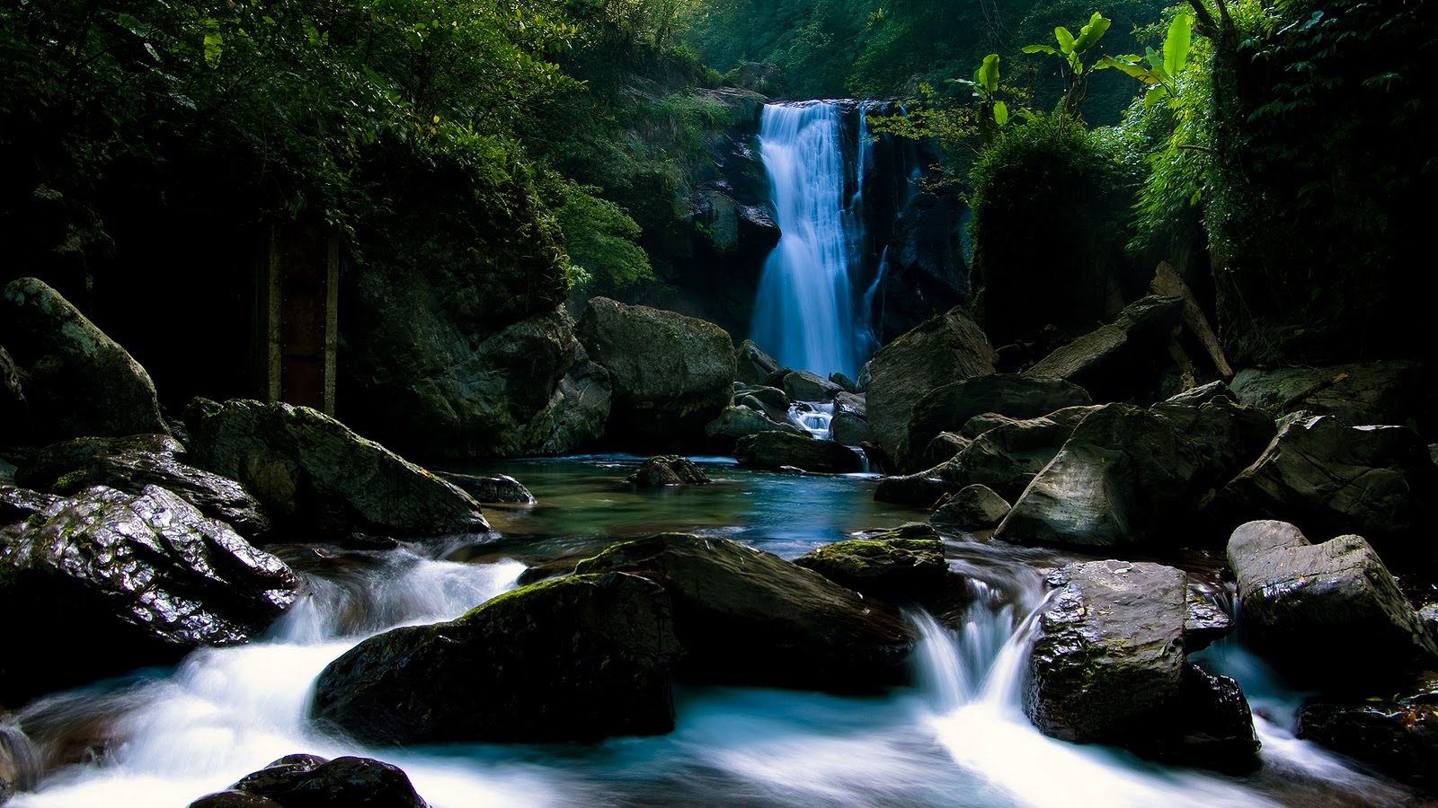 Waterfall River Stones Wild HD Wallpaper Epic Desktop Background