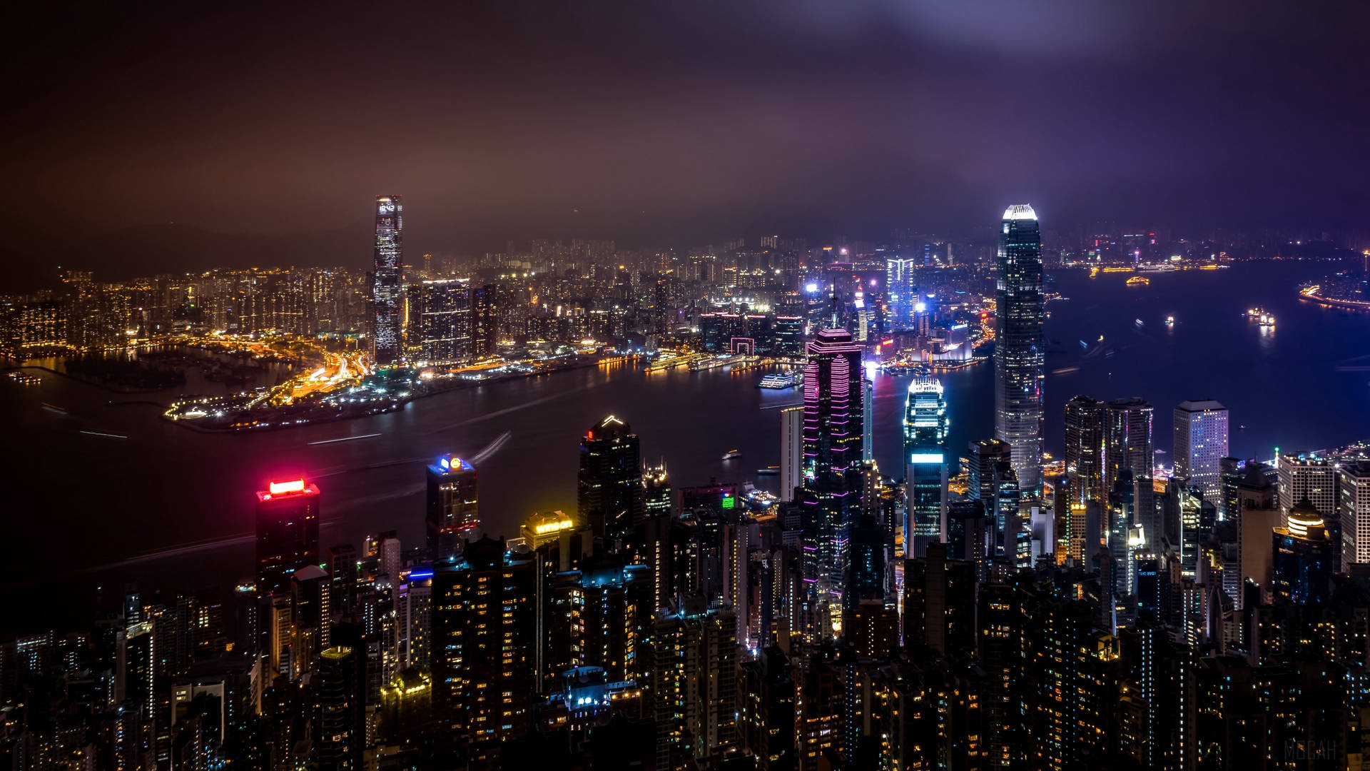 Night City Aesthetic Wallpaper
