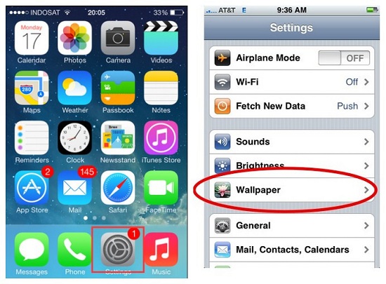 How To Change iPhone 6s Plus Wallpaper In Ios