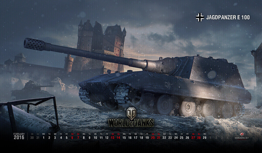 February Desktop Wallpaper Jagdpanzer E General News