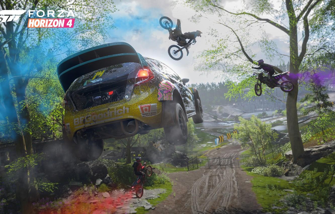 Wallpaper Ford Microsoft game 2018 Rally Fiesta E3 2018