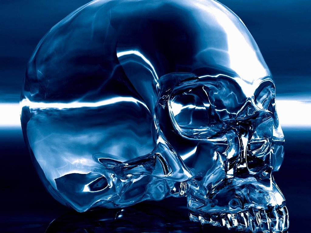 Skull Wallpaper Blue Image Amp Pictures Becuo