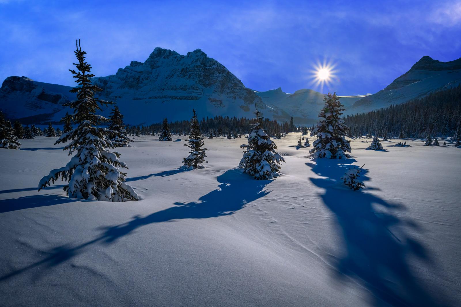 Canada Photography Mountain Winter Landscape Photos