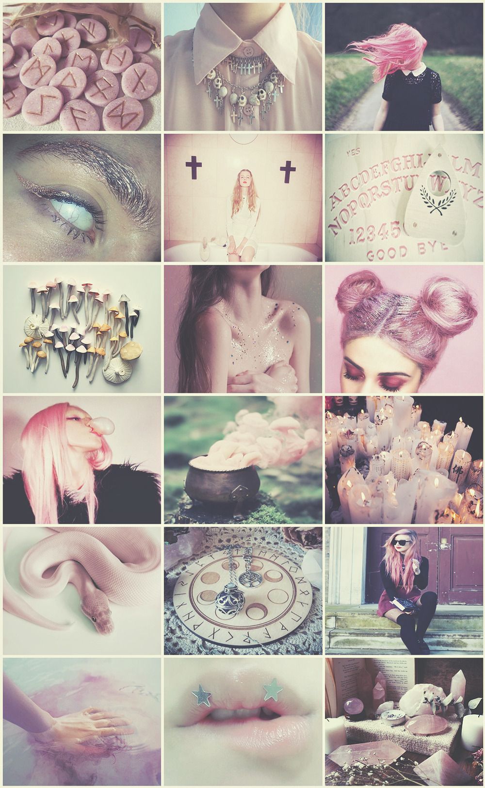 Pastel Witch Pink Witchcraft Magic Fantasy Wicca Ouija Wallpaper
