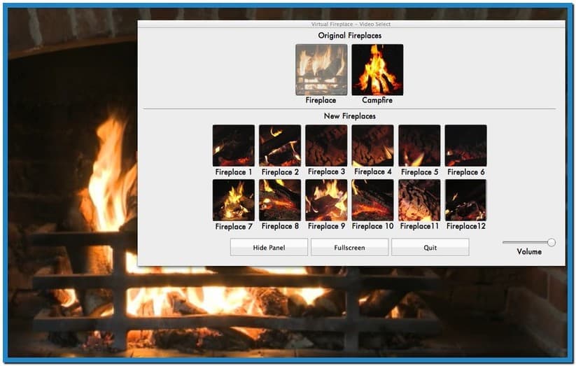 virtual fireplace screensaver download