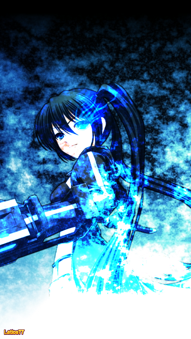 Black Rock Shooter iPhone Wallpaper By Latios77