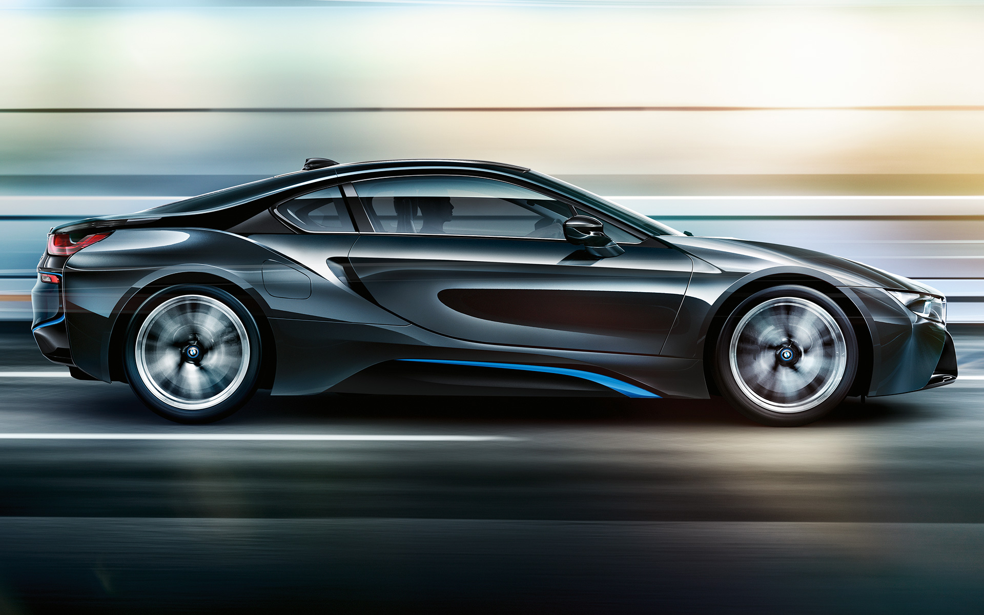 Bmw I8 In Black Tech Sketches
