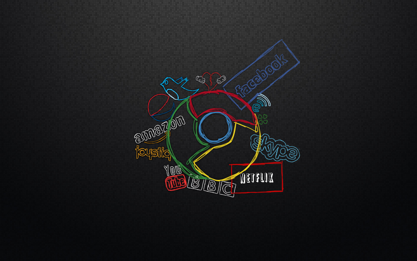 Google Chrome Social Wallpaper Myspace