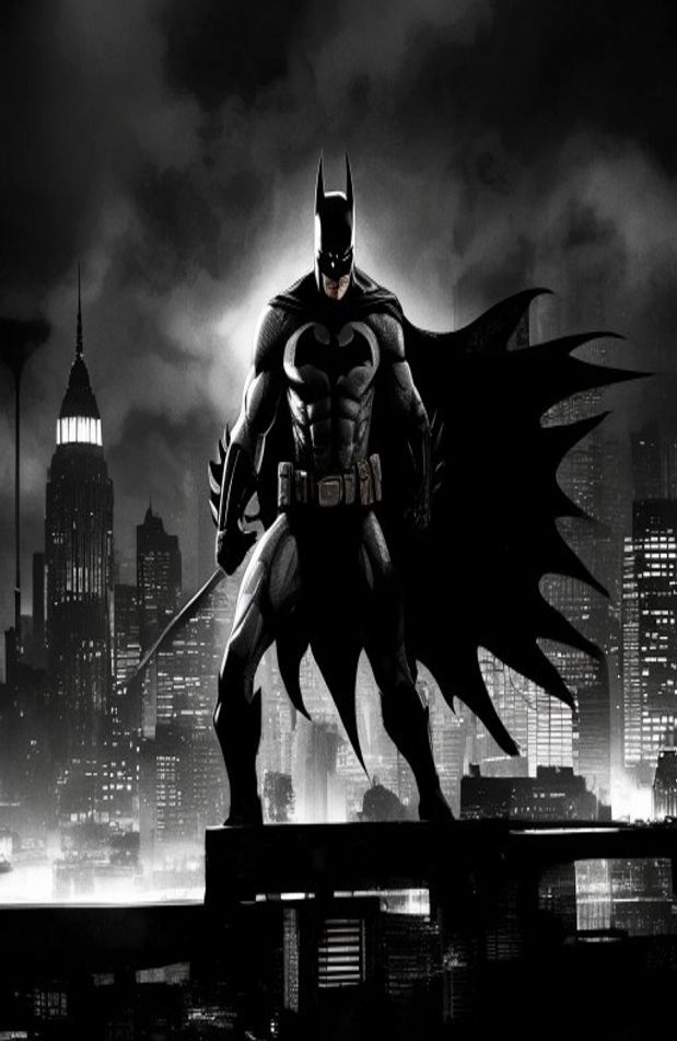 Black And White Batman Wallpaper