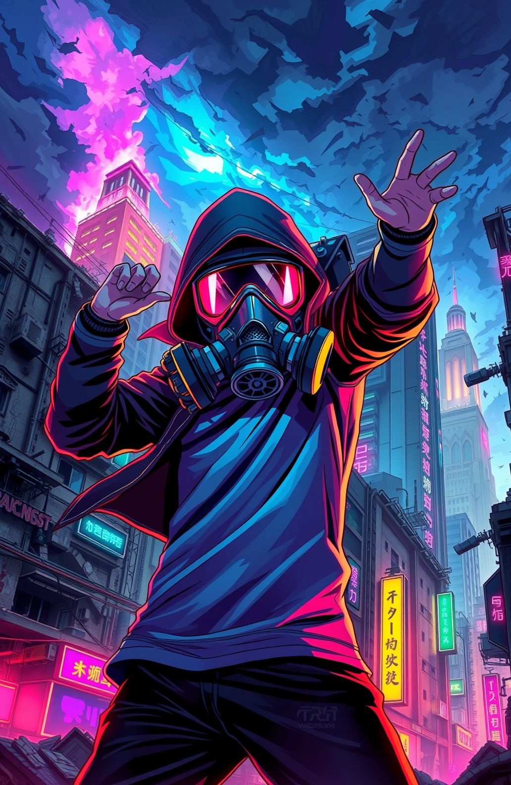 Anime Gas Mask Wallpaper