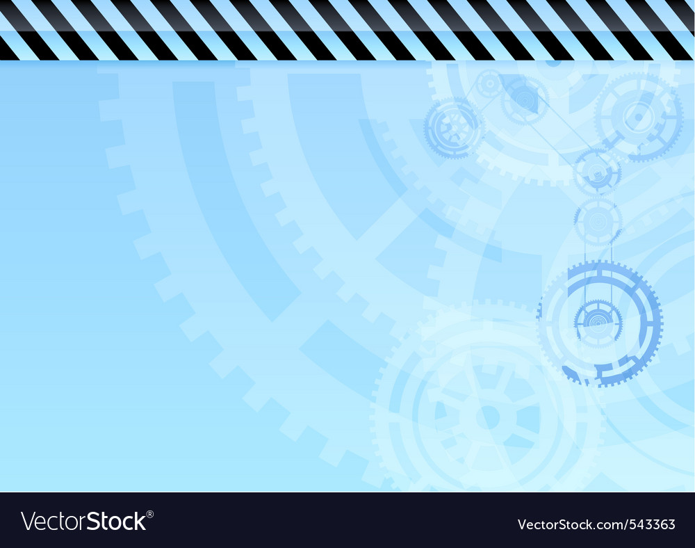 Blue Industrial Background With Teeth Royalty Vector