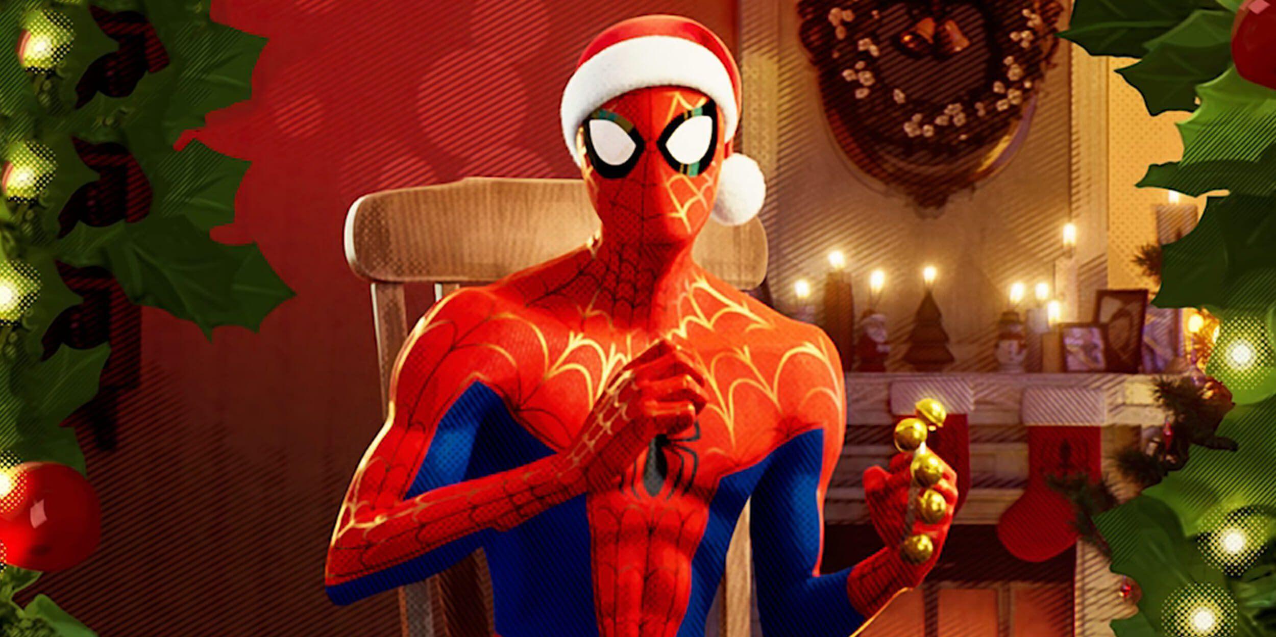 Merry Christmas from Miles Morales Fan Art  Spiderman  Spiderman comic  Miles spiderman Miles morales spiderman