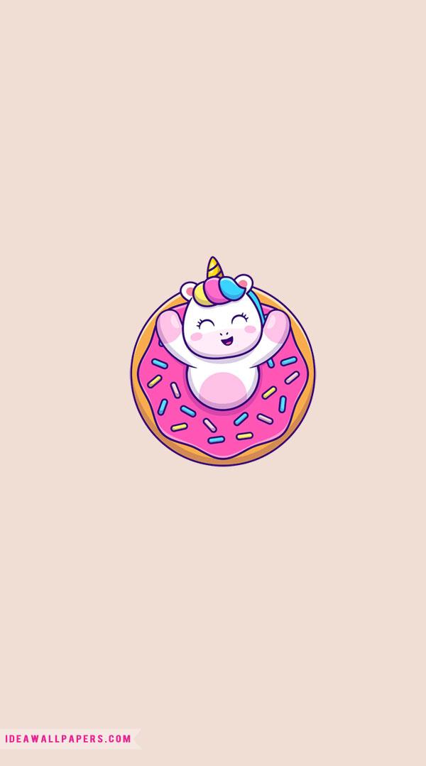 Cute Ios Wallpaper Donut Unicorn Idea