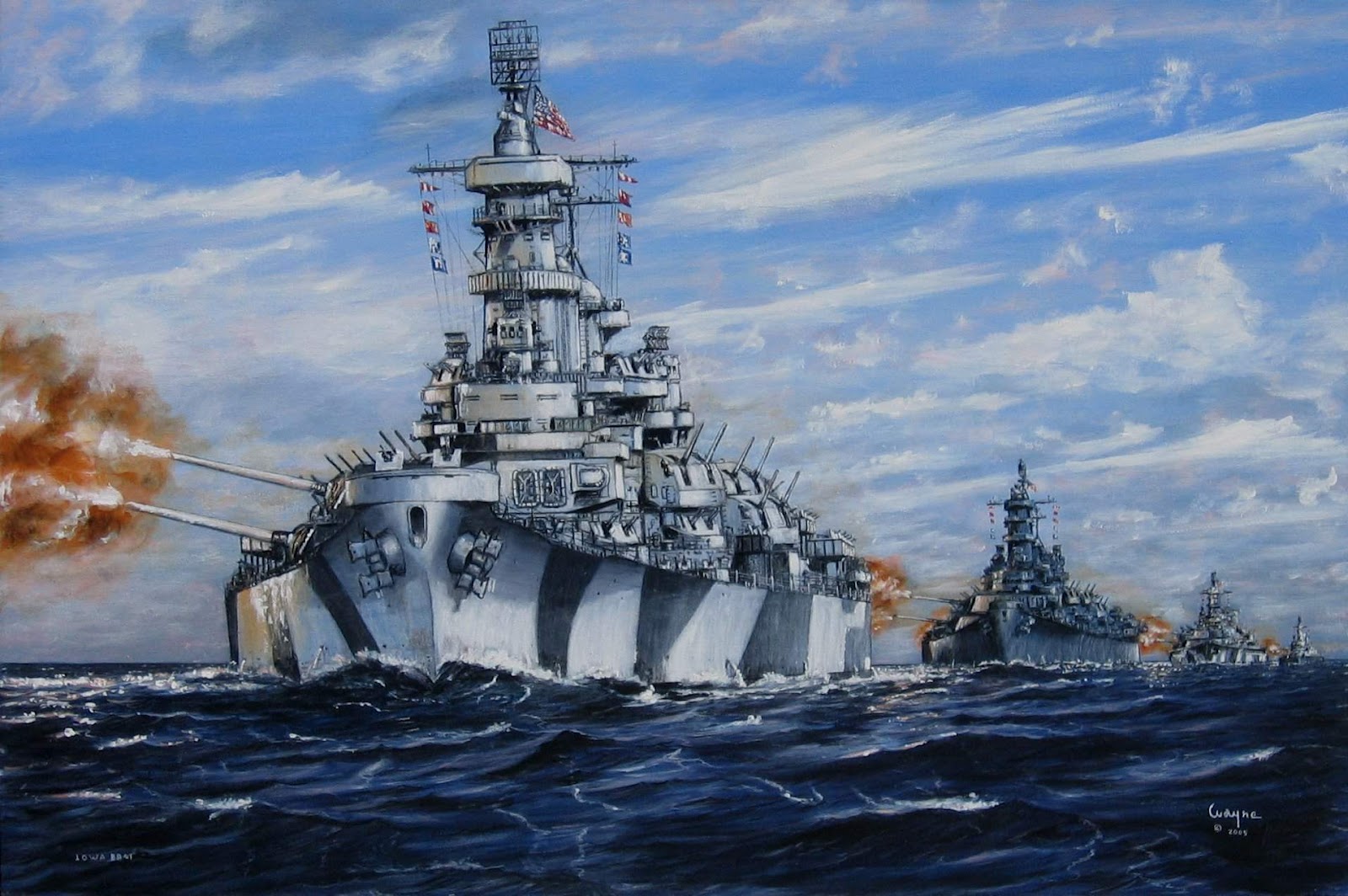 world of warships iowa background