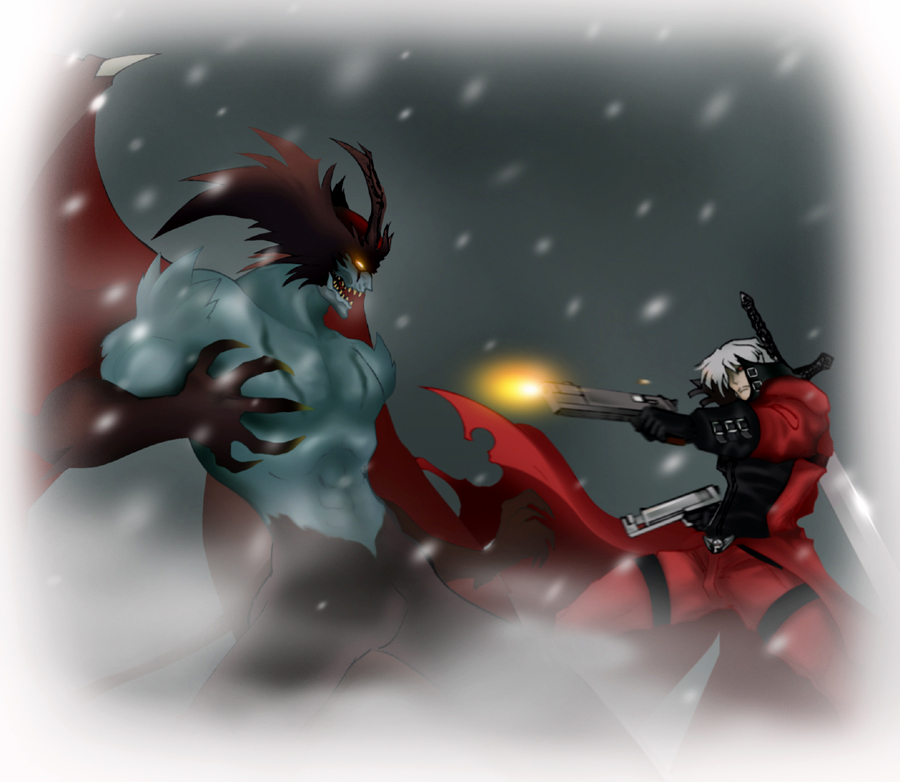 Devilman Vs Dante By Shampooneko