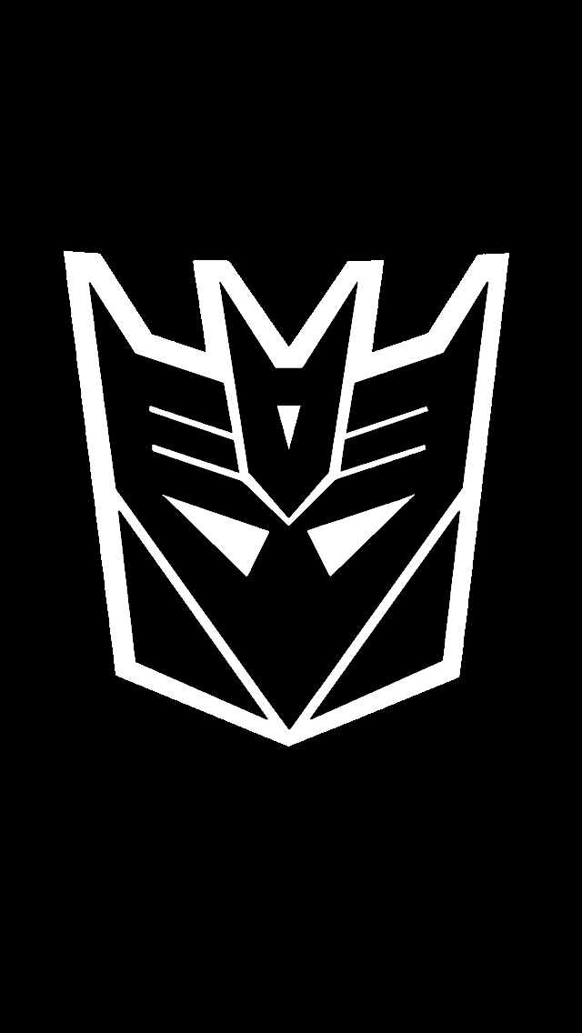 Transformers Head Logo iPhone Wallpaper