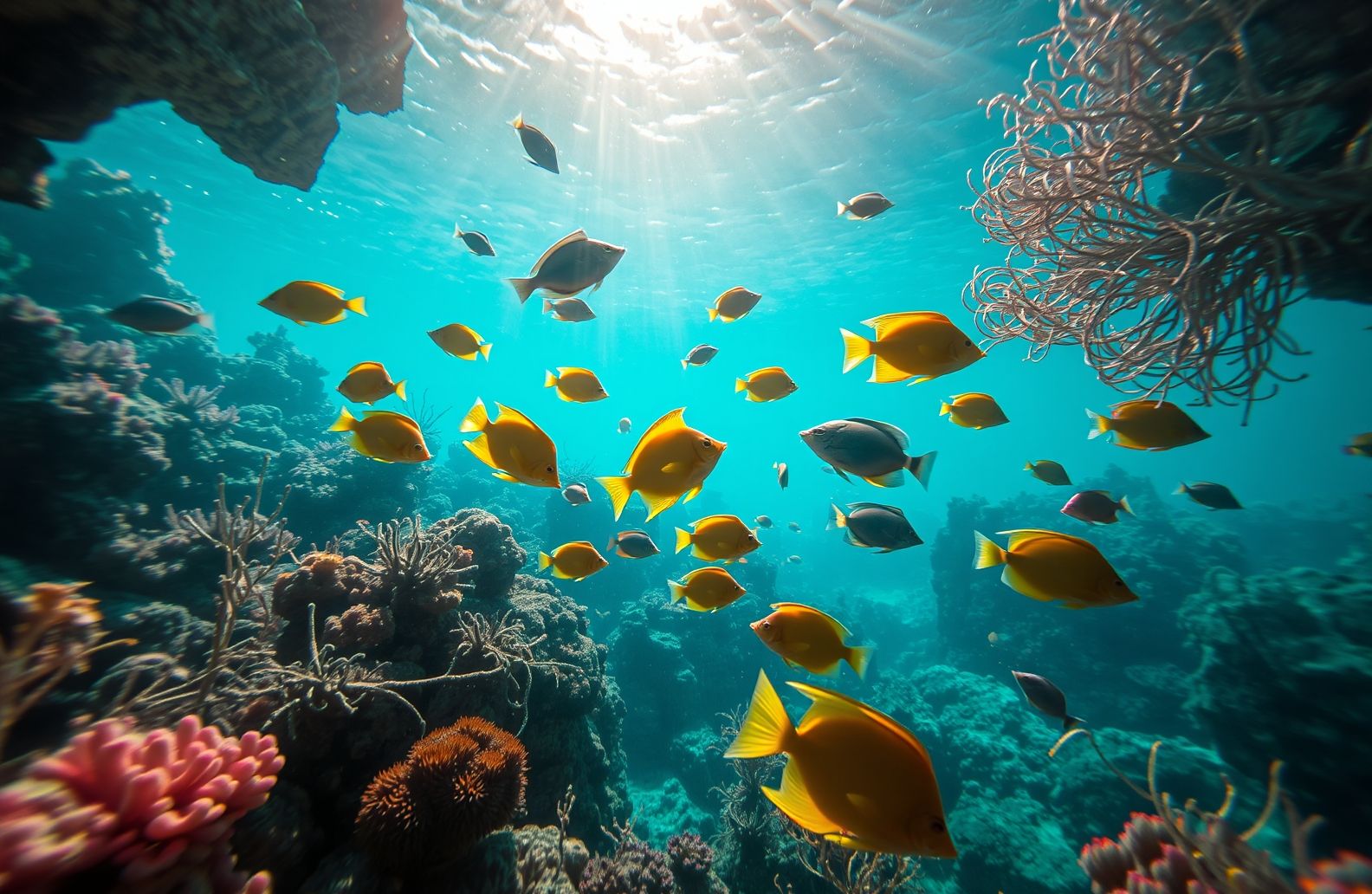 Fish Swimming Live Wallpaper