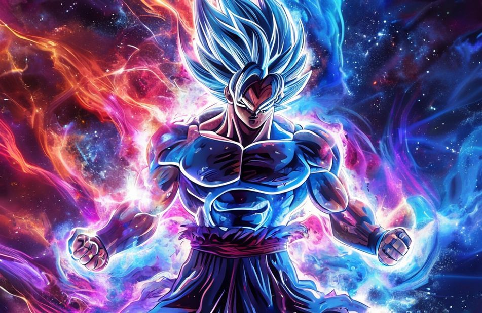 Blue Gogeta Wallpaper