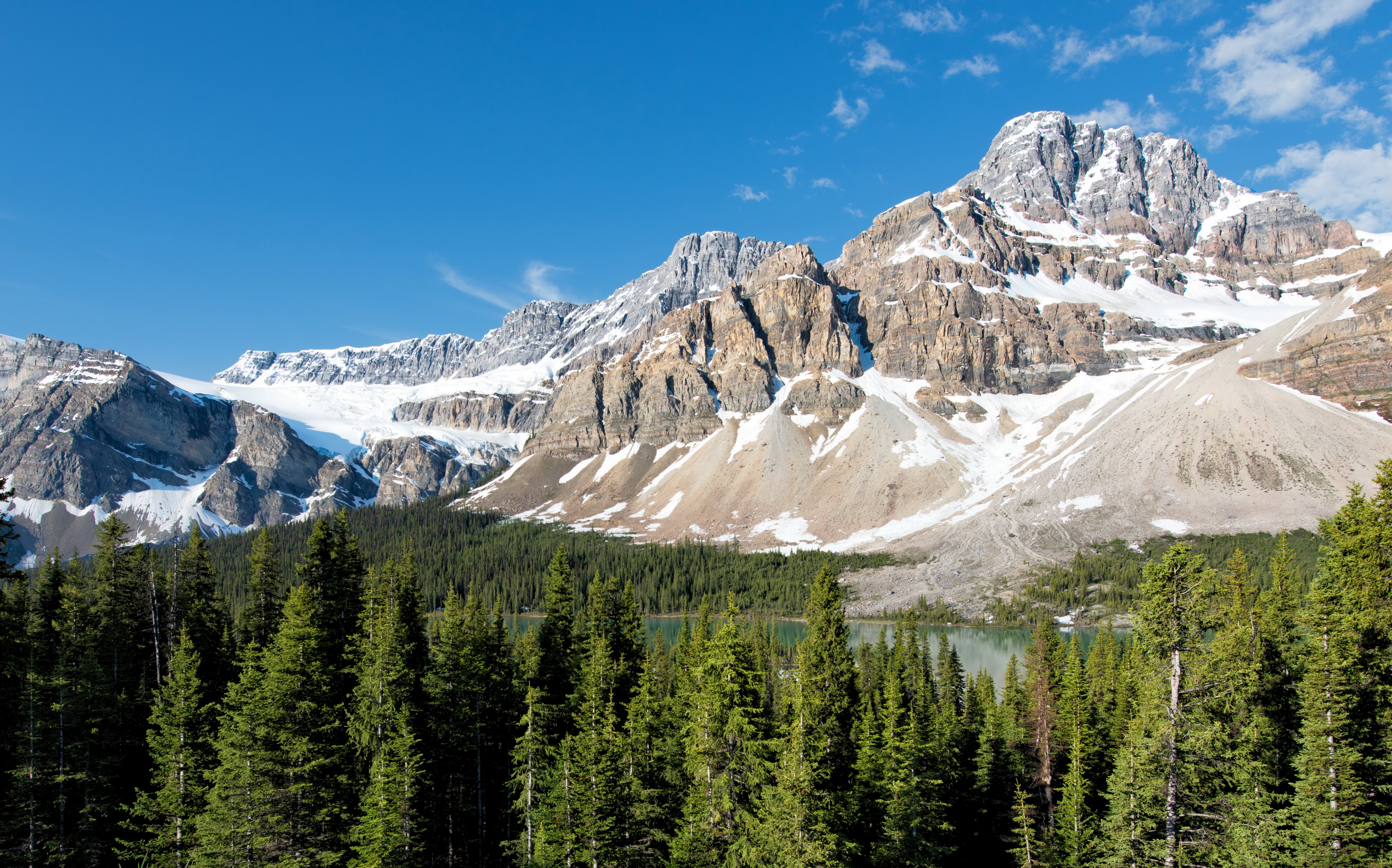 Parks Canada Mountains Scenery Banff Crag Nature Wallpaper Background