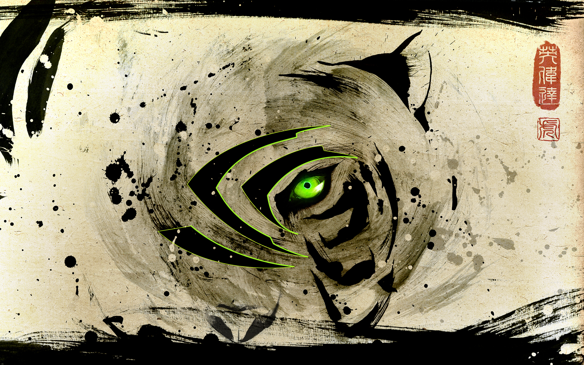 Nvidia Year Of The Tiger Wallpaper Cool Stuff
