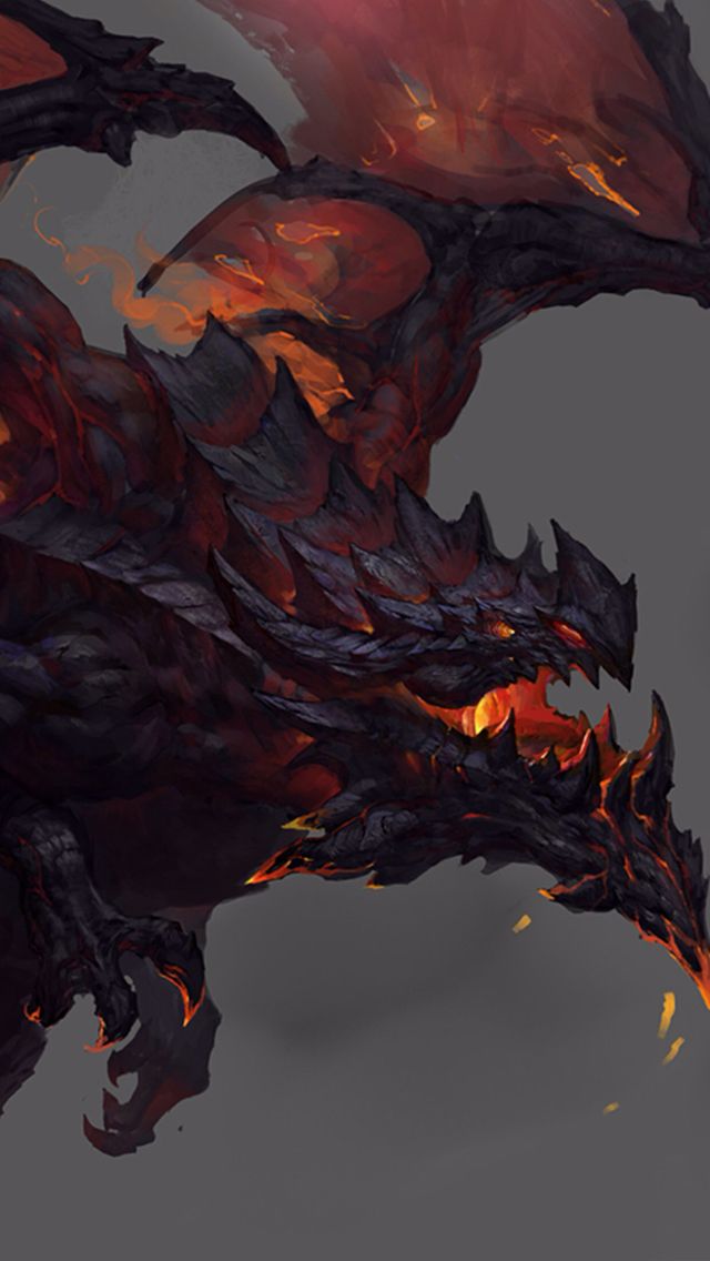 Lava Dragon Wallpaper