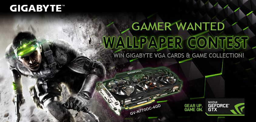 Gamer Wanted GIGABYTE Gaming Wallpaper Contest Show off your best FPS 843x403