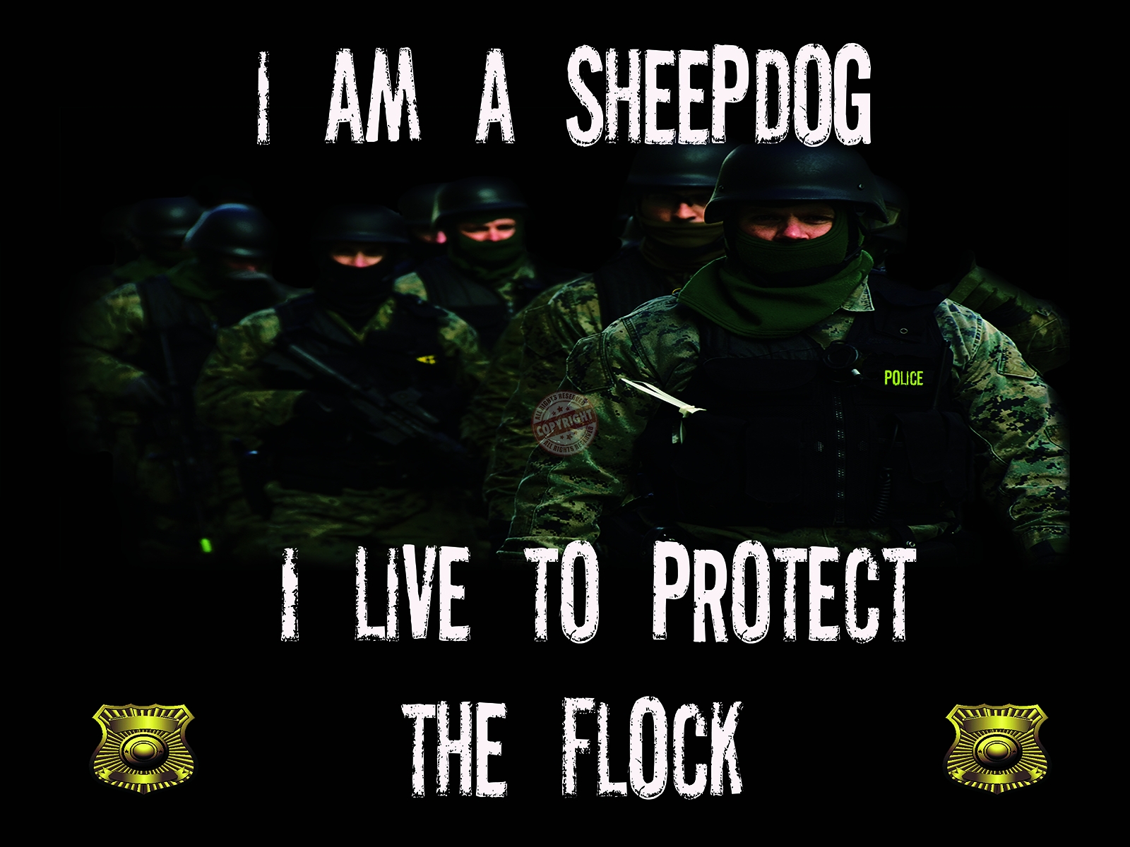 Swat Sheepdog Poster