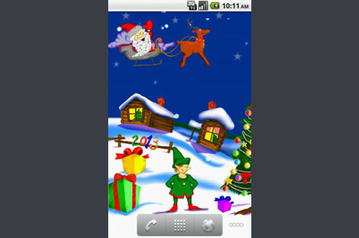 Download the program Xmas Live Wallpaper Free Wallpaper for Android