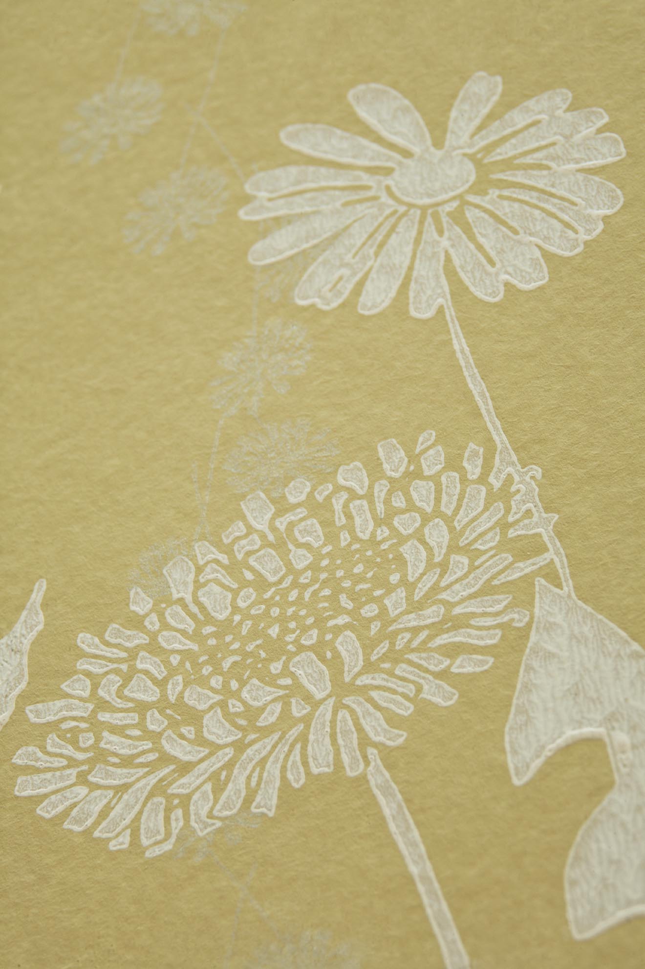 Wild Meadow Wallpaper Gold Yellow Gat 6527c Designer