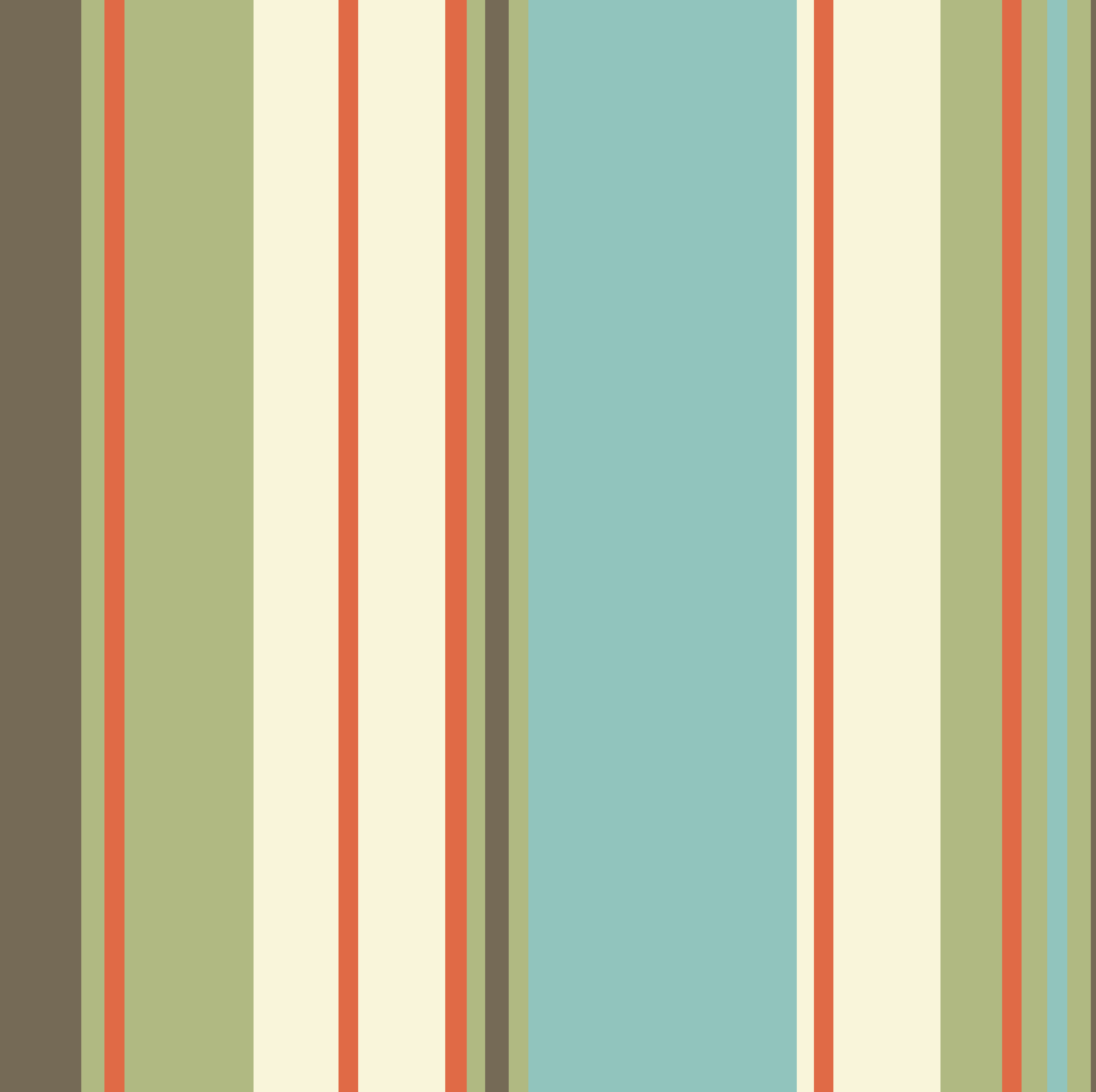 10668   Poppins Stripe   Tealorange