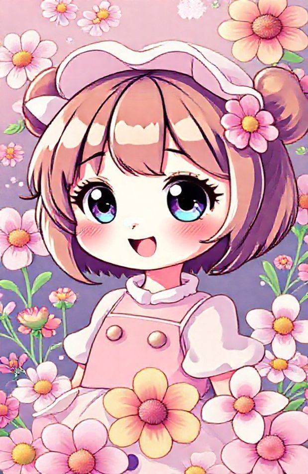 Cute Anime Girls Wallpaper