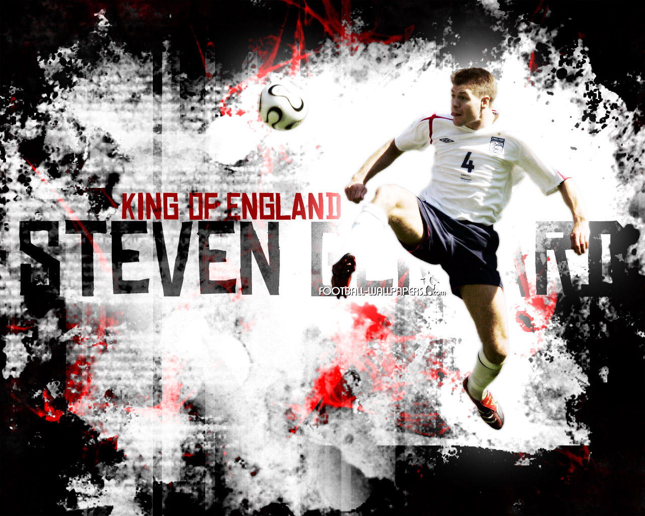 Top Football Players Steven Gerrard Wallpaper