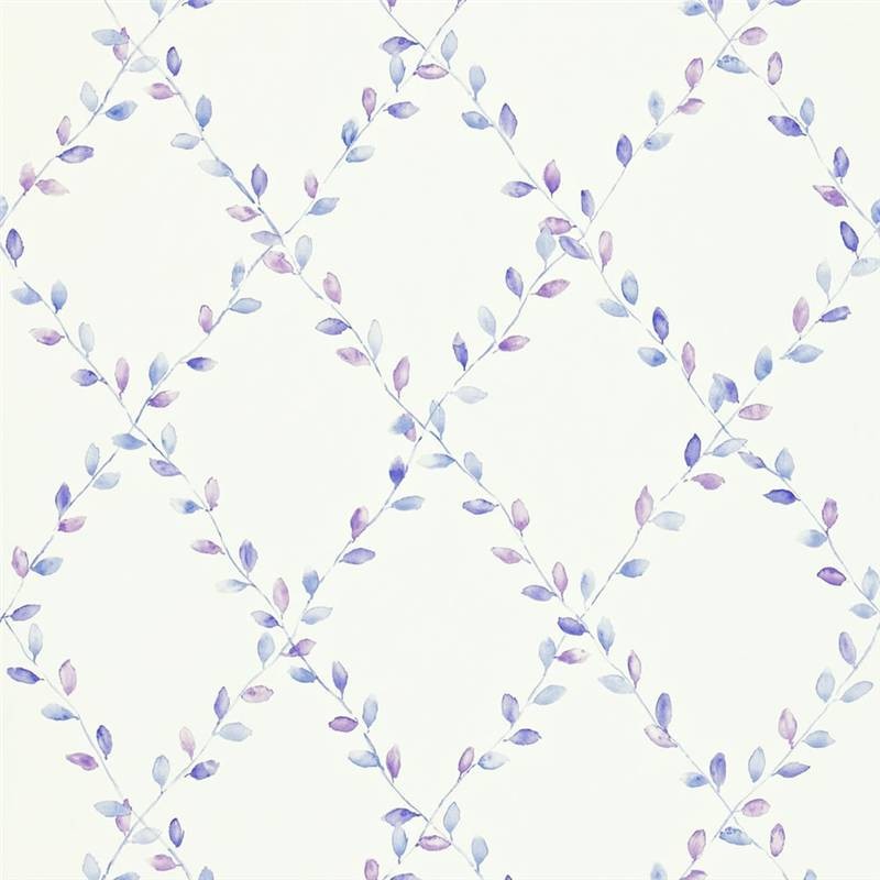 Purple Spring Trellis Options Sanderson Wallpaper
