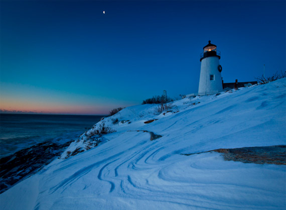 Slide Show New England Lighthouses In Winter