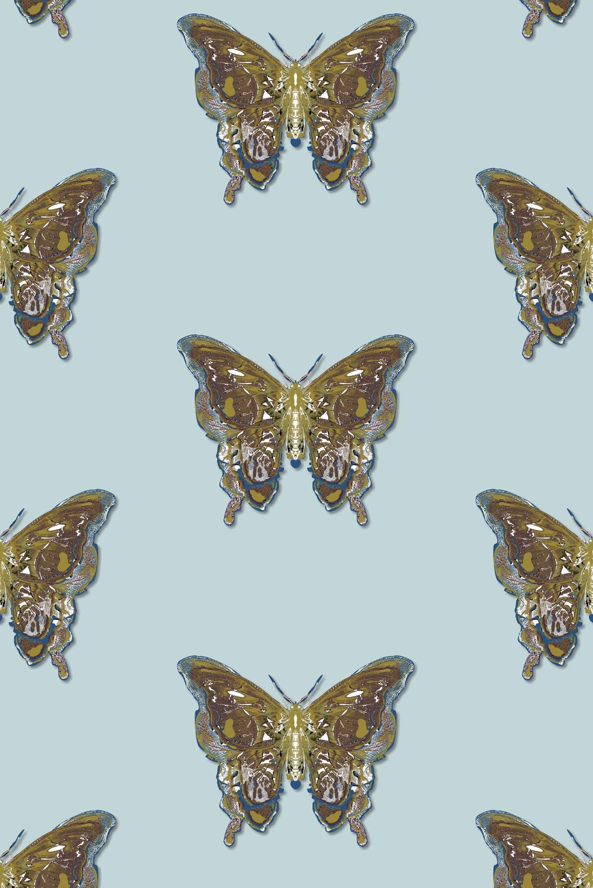 Timorous Beasties Wallcoverings Butterfly Wallpaper