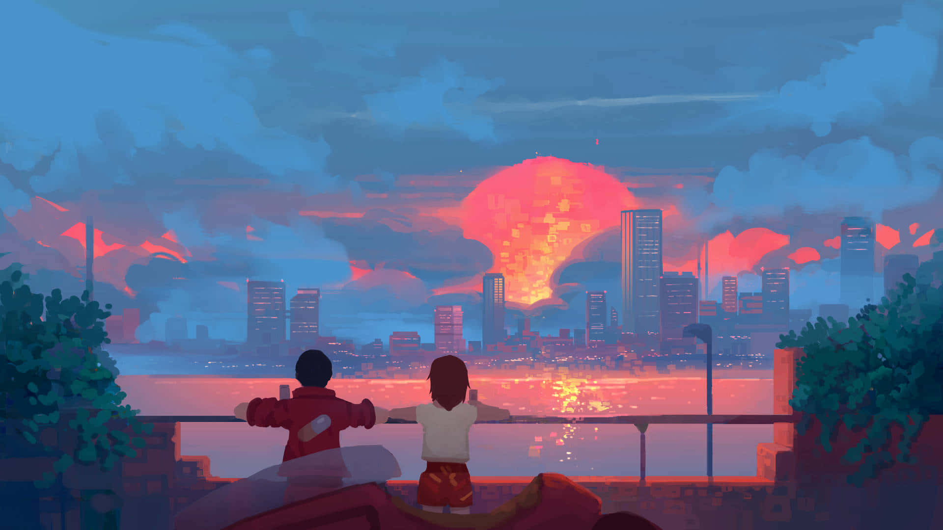 Aesthetic Couple Anime Wallpaper