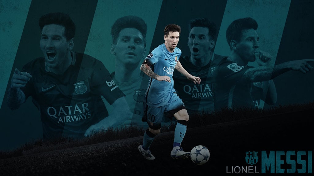 Lionel Messi 20152016 Wallpaper by RakaGFX 1024x576